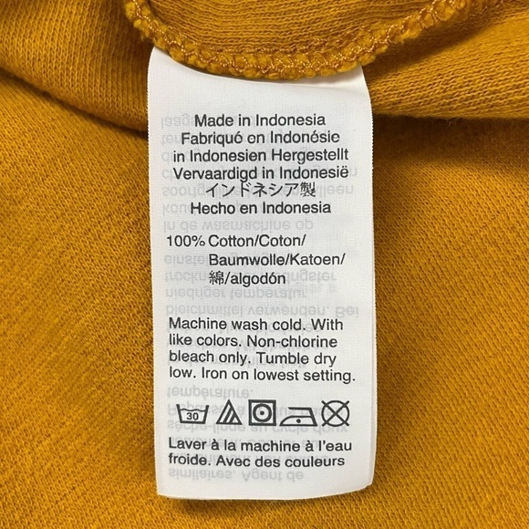 Madewell Texture & Thread Cap-Sleeve Dress in Yellow Size Extra Small - Picture 7 of 9